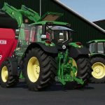 john deere 6110m 6195m pack v1.0 fs22 3