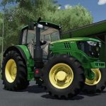 john deere 6110m 6195m pack v1.0 fs22 5