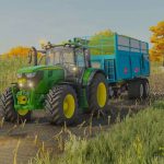 john deere 6155m edited v1.0 fs22 3