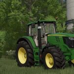 john deere 6170m v1.0 fs22 2