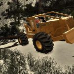 john deere 640lii cable skidder v1.0 fs22 2