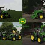 john deere 6m maxmodding v1.0 fs22 1