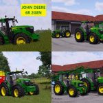 john deere 6r 110 series v1.0 fs22 6