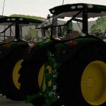 john deere 6r pack v1.0 fs22 2