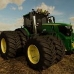 john deere 6r series edit v1.0 fs22 6