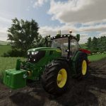 john deere 6r series medium small frame v1.0 fs22 2