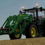 john deere 6r small frame series 2021 v1.0 fs22 6