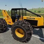 john deere 740 cable skidder 4x4 v1.0 fs22 2