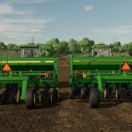 john deere 750 seed drill v1.0 fs22 4