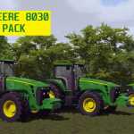 john deere 8030 series pack v1.0 fs22 1