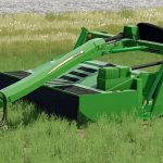 john deere 835 moco mower v1.0 fs22 2