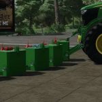 john deere 850kg weight v1.0.1 fs22 2