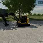 john deere 85g excavator edit lots of options v2.0 fs22 1