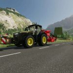 john deere 8r series black edition v1.0 fs22 1