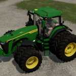 john deere 8r with north american wheels v1.0.0.1 fs22 1