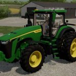 john deere 8r with north american wheels v1.0.0.1 fs22 6