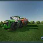 john deere 8r with simpleic v1.0 fs22 2