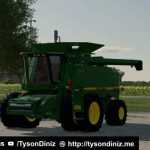 john deere 9600 combine v1.0 fs22 1