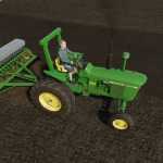 john deere b 12ft grain drill v1.0 fs22 1