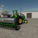 john deere b 12ft grain drill v1.0 fs22 2