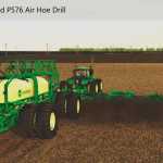 john deere c850 air cart and p576 air hoe drill v1.0 fs22 1