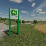 john deere dealer sign v1.0 fs22 2