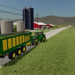 john deere forage wagon v1.0 fs22 1