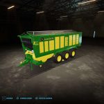 john deere forage wagon v1.0 fs22 2