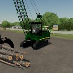 john deere grapple yarder v1.0 fs22 4