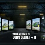 john deere ii advertising showcases 23 v1.0 fs22 2