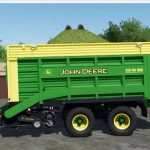 john deere rapid 35 100k forage wagon v1.0 fs22 2