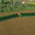 john deere t series and 600x headers v1.0 fs22 1