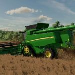 john deere t series and 600x headers v1.0 fs22 3