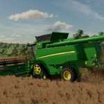 john deere t series and 600x headers v1.1 fs22 1