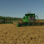 john deere t series and 600x headers v1.1 fs22 3