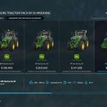 john deere tractor pack by dj modding v1.0 fs22 3