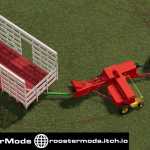 john deere wooden thrower rack fs22 1