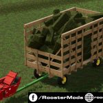 john deere wooden thrower rack fs22 4