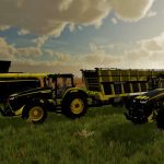 john deere x91100 black a yellow v1.0 fs22 3