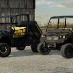 john deere xuv865e and cargo cart v1.0 fs22 1