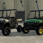 john deere xuv865e and cargo cart v1.0 fs22 5