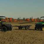 john deere xuv865e and cargo cart v2.0 fs22 1