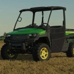 john deere xuv865e and cargo cart v2.0 fs22 2