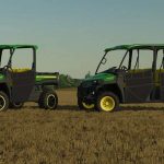 john deere xuv865e and cargo cart v2.0 fs22 4