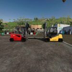 jungheinrich electric diesel forklift v1.0 fs22 4