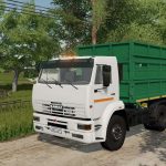 kamaz 45143 a nefaz 8560 v1.6 fs22 2