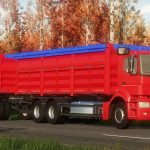 kamaz 5490 tandem a prisep trailer v1.0 fs22 3