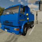 kamaz 65115 dump truck v1.0 fs22 1