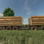 kamaz 65115a a trailer v1.0 fs22 2