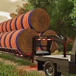 kaufman 50ft bale hauler v1.0 fs22 2